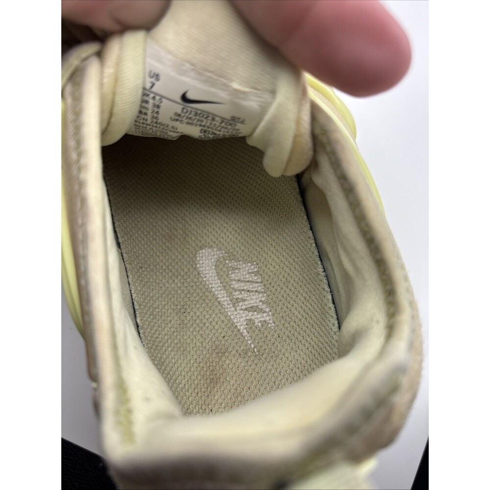 Size 7 Nike Air VaporMax Plus Cream & Green/Yellow DJ3023-700 - Picture 13 of 13
